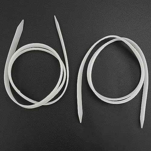 Universal Swimming Goggles Replacement Straps, Silicone Head Band for Swim Dive Mask (White, 2 PCS)