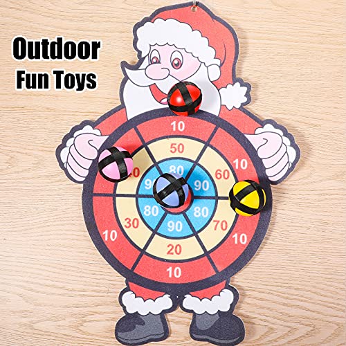 20 Pcs Sticky Dart Balls Set - 1.77 Inch Multi-Color Indoor Outdoor Game with Storage Bag
