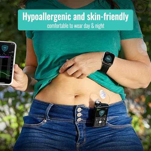 Universal Adhesive Patches for CGM and Insulin Pumps, 0.8-Inch Hole, 20 Pack Waterproof & Breathable Clear Patches, Pre-Cut Adhesive Tape, CGM Protection,Skin-Friendly Patches for 10-14 Days
