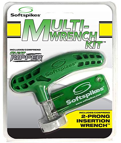 Softspikes Golf Cleat Kaddy Set with Ripper & Two-Pin Attachments - Compatible with All Insert Systems