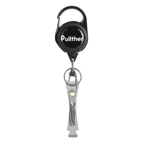 pullther fishing Fly Fishing Nippers,Fishing Line Cutter,Fly Fishing Nippers with Retractor,Fishing Knot Tying Tool,Cleaning Eyelets (Silver+Black)