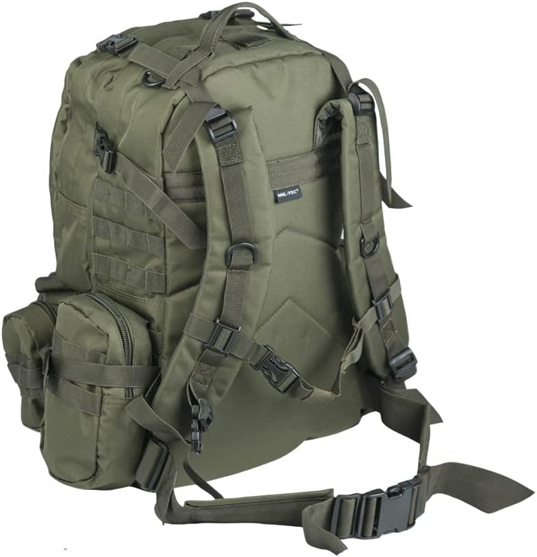 Mil-Tec 36L Olive Drab Defense Pack - Tactical Backpack for Outdoor Adventures