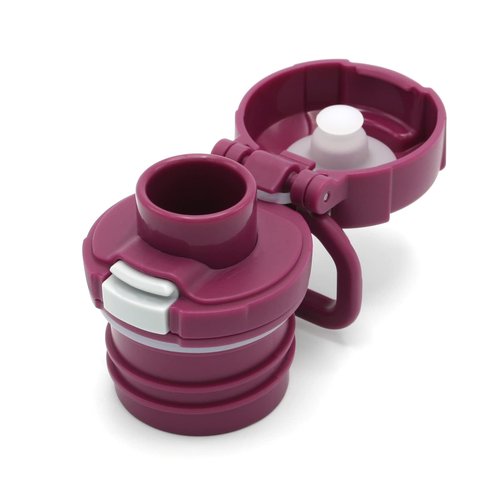 Standard-Mouth Replacement Flip Lid for Hydro Flask, Simple Modern Ascent, Classic Klean Kanteen. (Dark Magenta)