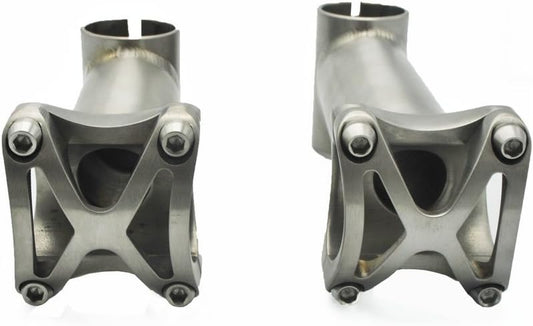 TiTo Titanium Bicycle Stem Bike Stem MTB Mountain Road Handlebar Stem 25.4mm/31.8mm X Length 50/60/70/80/90/100/110/120mm (X Style 31.8mm, Length 70mm)
