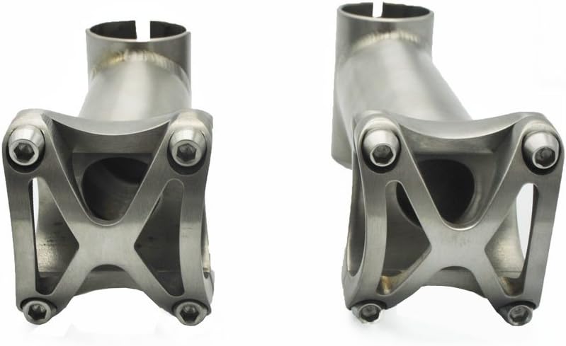 TiTo Titanium Bicycle Stem Bike Stem MTB Mountain Road Handlebar Stem 25.4mm/31.8mm X Length 50/60/70/80/90/100/110/120mm (X Style 25.4mm, Length 120mm)