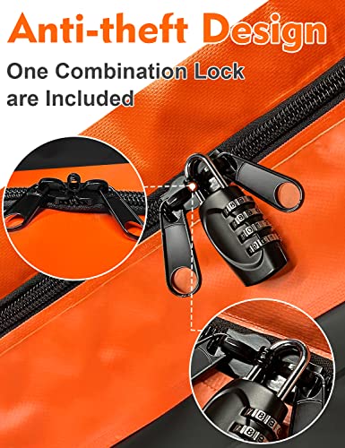 FIVKLEMNZ 21 Cubic Feet Waterproof Soft Roof Cargo Bag for Cars, SUVs, Trucks