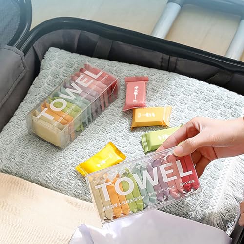 Disposable Compressed Face Towels Pack - Portable Travel Washcloths for Outdoor Camping & Travel
