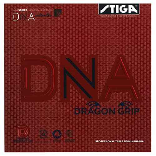 STIGA DNA Dragon Grip 55 Table Tennis Rubber | Ping Pong Sheet for Maximum Control & Powerful Spins - Full Stroke Control - Made in Germany