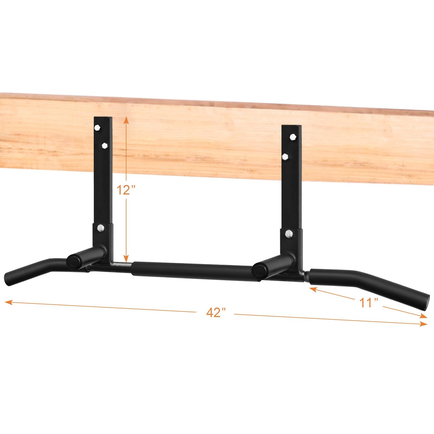 ATENTO Joist Mount Pull Up Bar, Multi-Handle Ceiling Mount Chin Up Bar, Heavy Duty, Workout for Home Gym, Beam,42" Wide Bar - (Pull Up Bar 4)