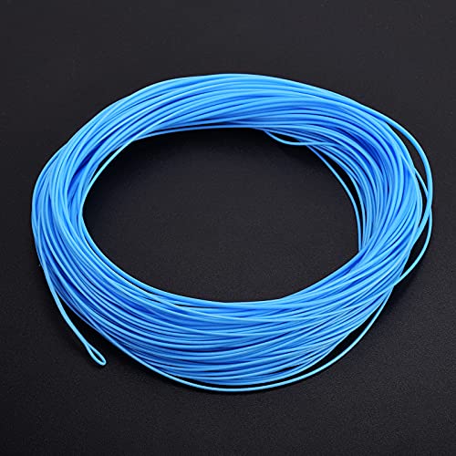 Fly Fishing Line Weight Forward Floating Line WF5F 100FT Sky Blue - Double Welded Loops