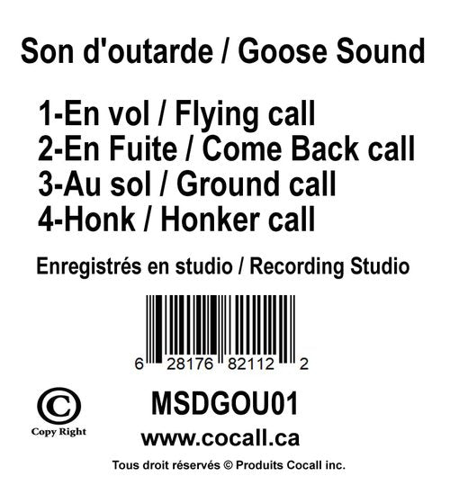 COCALL Goose Sound Card for Hunting - Includes 4 Different Goose Calls - Micro SD Card for Cocall 2X - Replicates Real Goose Sounds