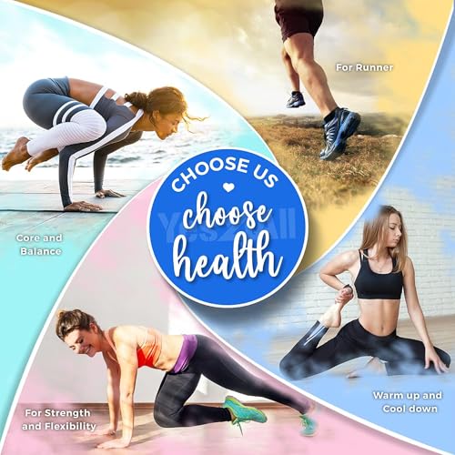 Blue Yes4All 36-Inch EVA Firm Foam Roller for Back, Yoga & Exercise