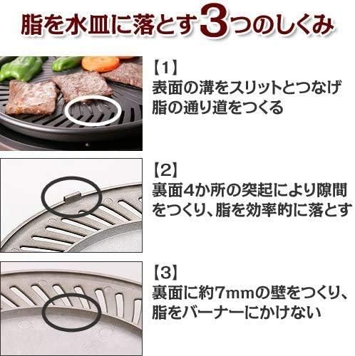 Iwatani Smokeless YAKINUKU, Korean BBQ Grill YAKIMARU CB-SLG-1 W/Spare Grill Plate