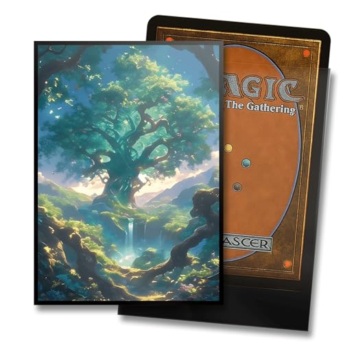 Magic The Gathering Card Sleeves - Forest - Utility Lands Series 100 Count Standard Matte Art Protectors