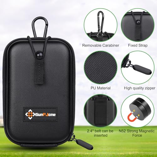 Magnetic Rangefinder Case Compatible with Bushnell V2 V3 V4 V5 Pro X2 Pro XE - Golf & Laser Range Finders - Variation of THIS Listing