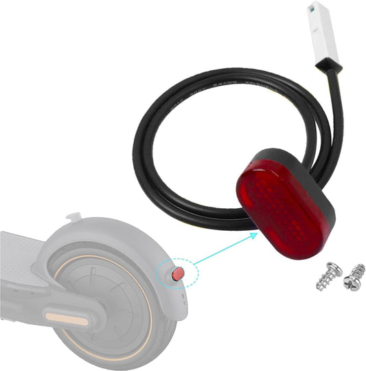 Generic Max G30 and 8.5-inch Electric Scooter Rear Tail Light, Safety Light Brake Easy to Install Rear LED Light, Electric Scooter Rear Tail Light Safety Light, Red/Black