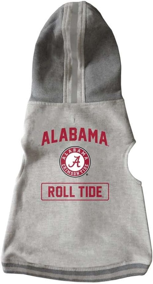 Littlearth NCAA Unisex-Adult NCAA Pet Hooded Crewneck with Team Logo and Name
