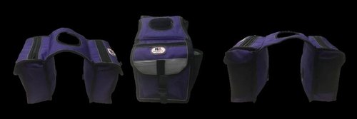 Majestic Ally Horn Bag, Nylon Insulated Padded Reflective Pockets,Two Water Bottle, Camera/Cell Phone Pocket, Horn Bag (Purple)