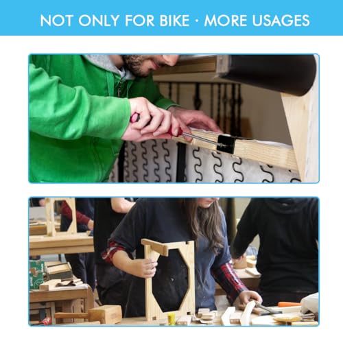 Bike Basket Mounting Brackets 9x0.8in Tool-Free Installation for Cargo Racks