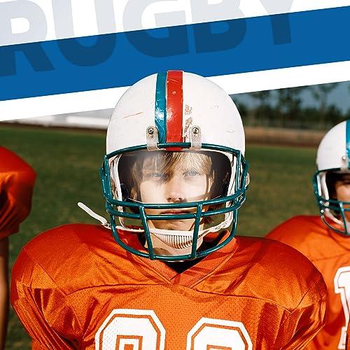 Football Helmet Visor Clear UV Protection for Youth & Adults Pack of 2