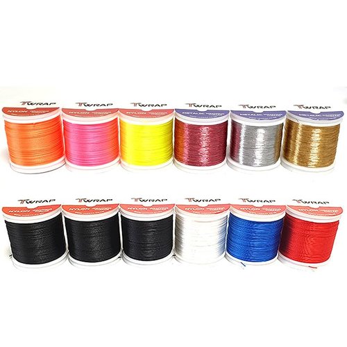 Lot of 12ea Rod Wrapping Thread Best Selection (JK012) for Fishing Rod Building and Repair