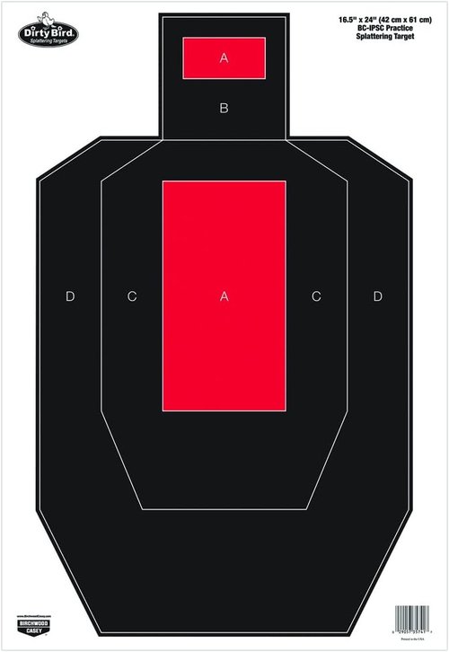 Birchwood Casey Non-Adhesive Splattering 16.5" X 24" Practice Shooting Targets