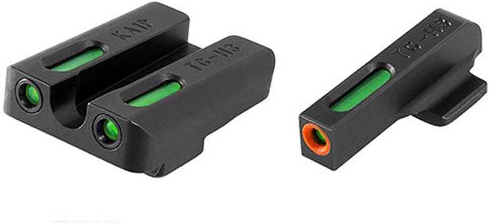 Truglo TFX PRO Night Sight for Handguns - Glowing Tritium & Fiber Optic, Compact & Durable