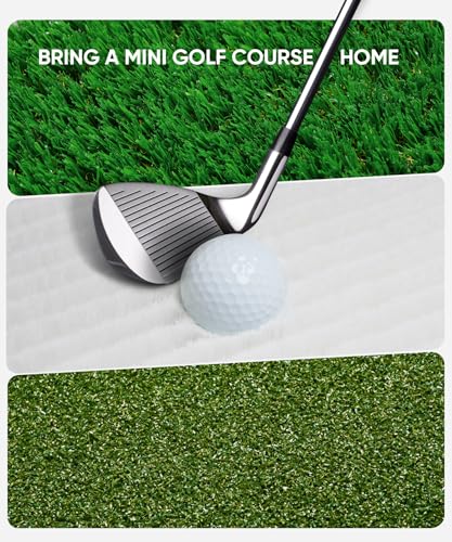 Golf Hitting Mat System with Bunker, Fairway & Rough - Indoor & Outdoor Practice