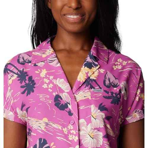 Columbia Womens Sun Drifter¢â Woven Ss
