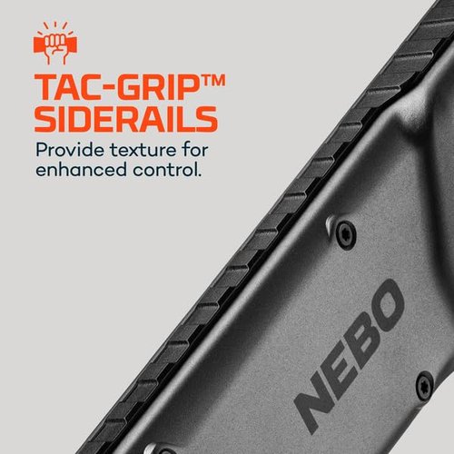 NEBO Edge 2K Pocket Light | 2000 Lumens, 5 Light Modes, Tactical LED Flashlight with Powerful Defensive Strobe, Rechargeable Design for EDC, Water & Impact Resistant, Includes USB Charging Cable