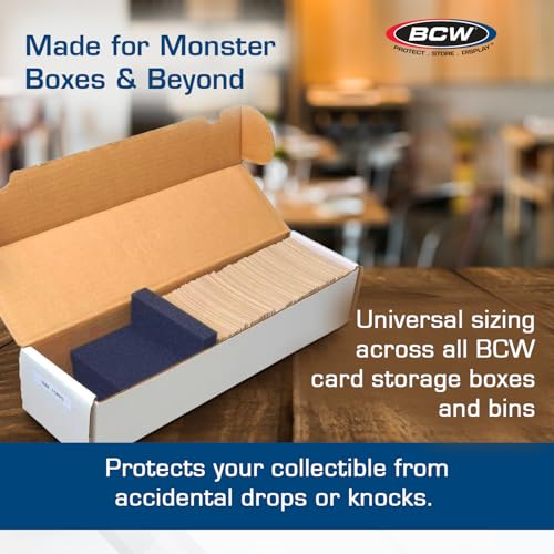 Foam Card Dividers for Trading Card Storage Boxes - 20 Pack Acid-Free Inserts