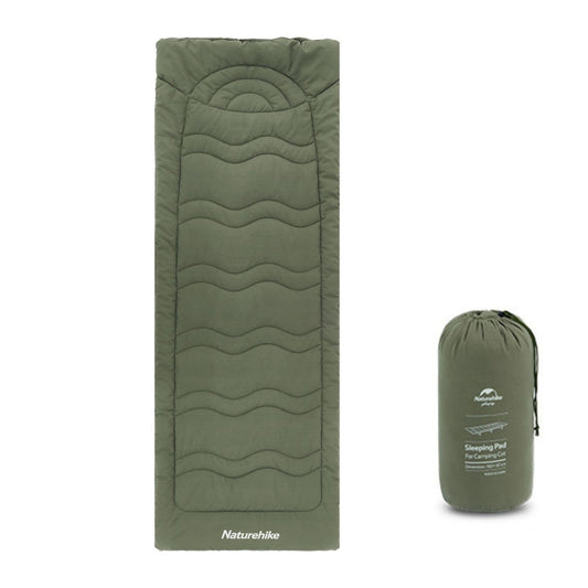 Naturehike Cot Mattress Pad, Sleeping Cot Pads, Comfortable Lightweight Cot Mat, Cotton Soft Warm Thick Camping Cot Pad, for Outdoor & Hiking, Snap Fasteners on The Bottom, with Storage Bag