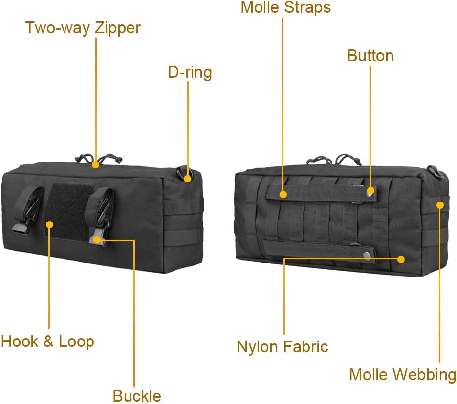 AMYIPO Tactical Pouch Multi-Purpose Large Capacity Increment Pouch Short Trips Bag