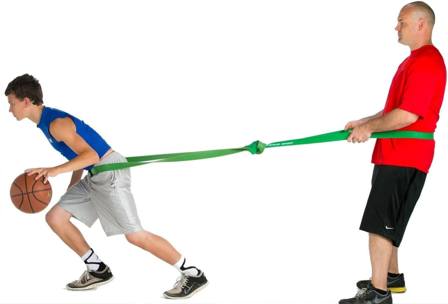 P.R.O. Bands for Basketball Resistance Bands Training (SINGLE Band - 4 Levels to Choose From | Perfect For Improving Dribble Explosiveness, Vertical Jump, Lateral Quickness, Stretching, Strength Train