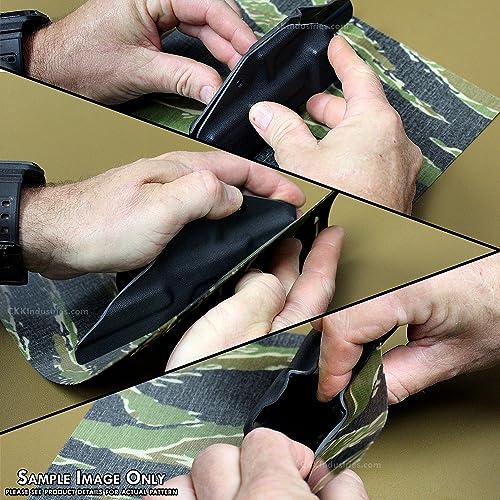 EDC Cordura Fabric Wrap for Kydex Holsters & Gear - Multicam Black 6x12in