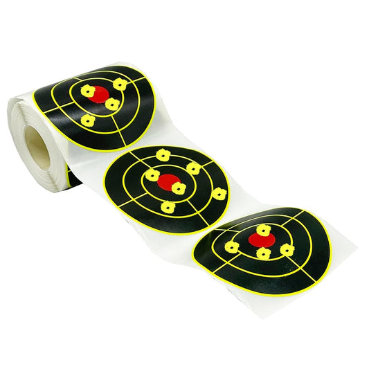 4 Inch x 200 Pcs Splatter Target Self-Adhesive Shooting Target Stickers Sight-in Shooting Target (5310-4-200)