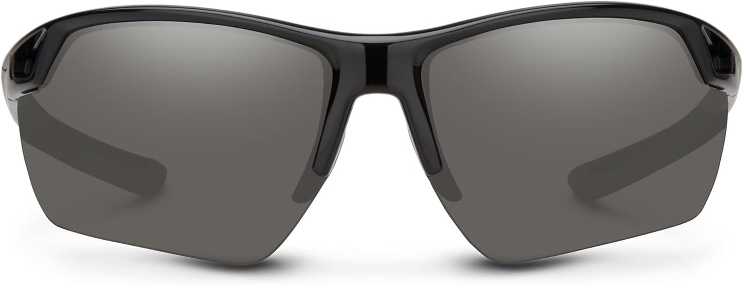 Suncloud Contender Polarized Cat-Eye Sunglasses – 100% UV Protection – Comfortable Fit, Trendy Design – for Men & Women