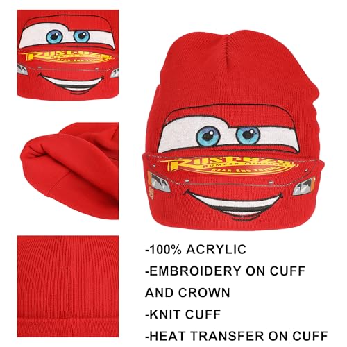 Bioworld Cars Lightning McQueen Big Face Cuff Beanie