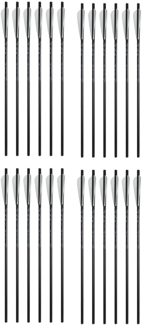 Excalibur Firebolt 20" Carbon/Illuminated Carbon Lightweight Crossbow Arrows for Use on EXO-Traditional Series Crossbows