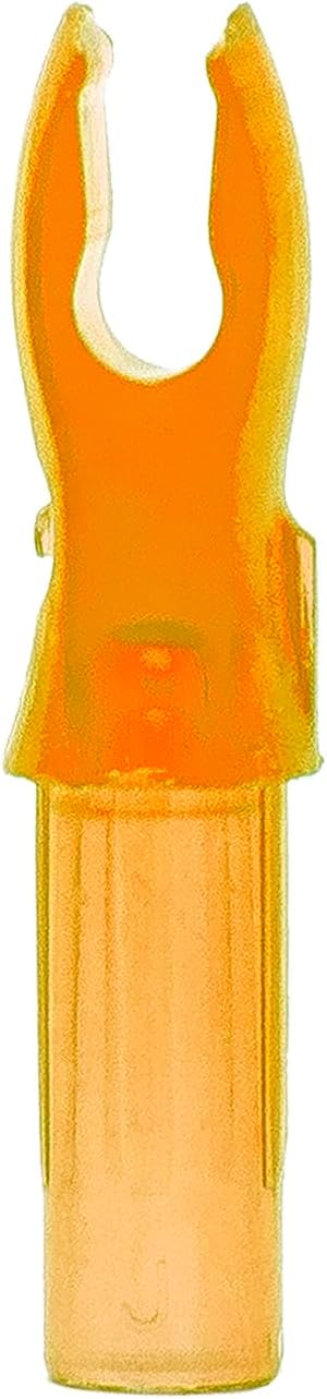 Bohning A Nock, for .204 Shafts (Small, X-Nocks, 5mm) 12 Pack, Tangerine