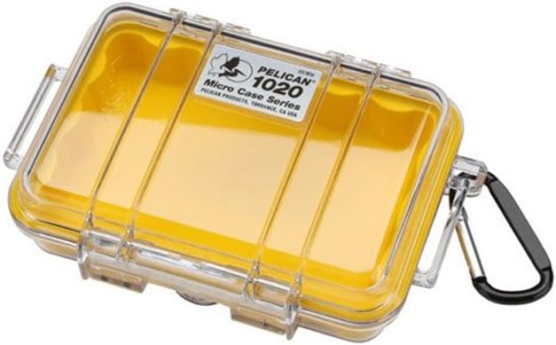 Pelican 1020 Micro Case (Black/Clear)