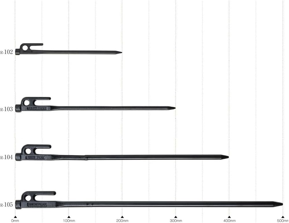 Snowpeak Solid Stakes30 6 Piece R-103-1