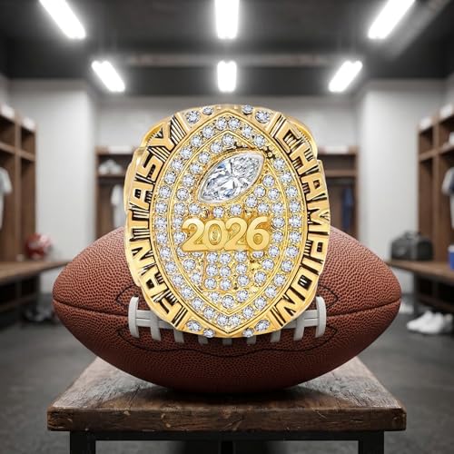 2026 Fantasy Football Championship Ring - Gold-026-Box / 11-C65MM