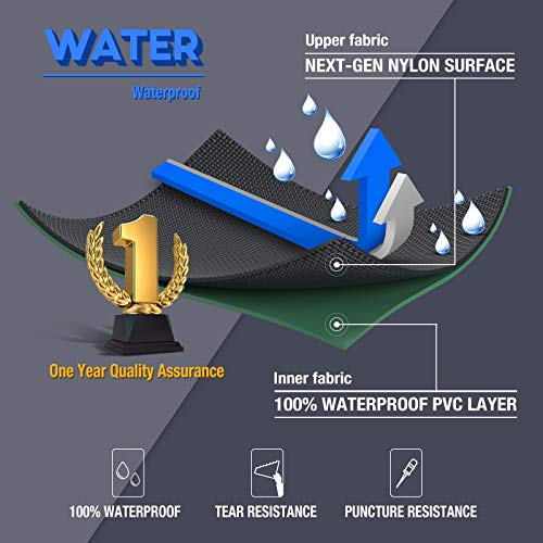 Fishing Waders for Men, 2-Ply Nylon/PVC Waterproof Women Chest Wader with Boots, Bootfoot Hunting Waders