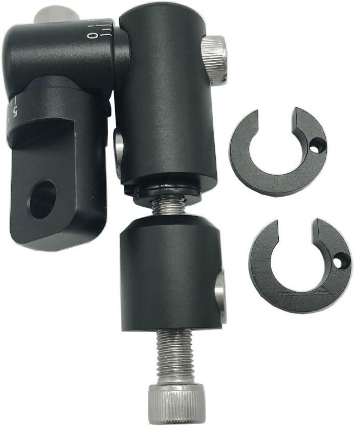 AMEYXGS Bow Rod Stabilizer Fully Adjustable Single Side V-bar Mount Quick Disconnect Sidebar Mount Pkg