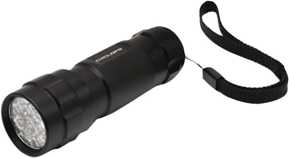 Cyclops Anodized Aluminum Dust/Shock/Water Resistant 14 LED 80 Lumens Pocket Flashlight for Camping, Hiking, Emergency - Pack of 2