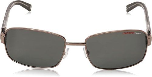 Carrera unisex adult Airlow/S Sunglasses, Matte Gunmetal/Polarized Gray, 58 mm US