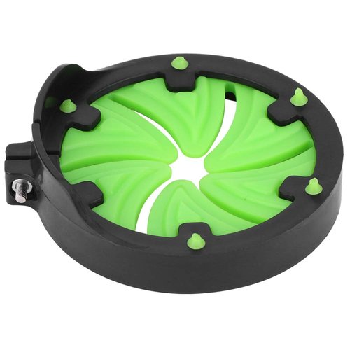 Locadence Paintball Loader Hopper, 7.8cm Diameter Green Black Petals Triangular Universal Paintball Rotor Feedgate, Paintball Speed Feed Gate Lid Hoppers Cover for Circular Lip Closure Hoppers