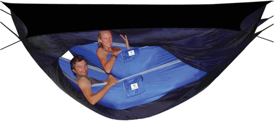 Hammock Bliss Sky Tent 2 - A Revolutionary 2 Person Hammock Tent – Waterproof and Bug Proof Hanging Tent Provides Spacious and Cozy Shelter for 2 Camping Hammocks – Embrace Hammock Camping Comfort
