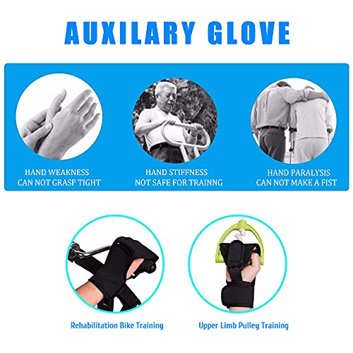 Finger Support Brace for Stroke Hemiplegia Hand Rehabilitation - Adjustable Elastic Cloth